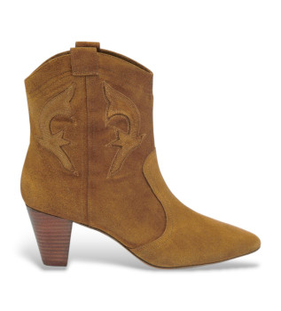 Stivaletti Casey in pelle marrone