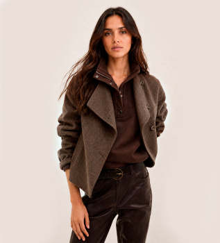 Chaqueta Kemelia marrón