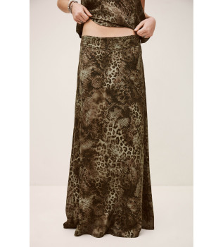 Jupe Ciria brun verd�tre