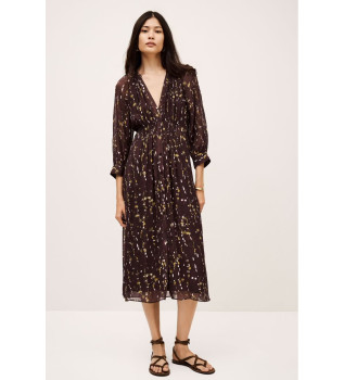 Vestido castanho Karla