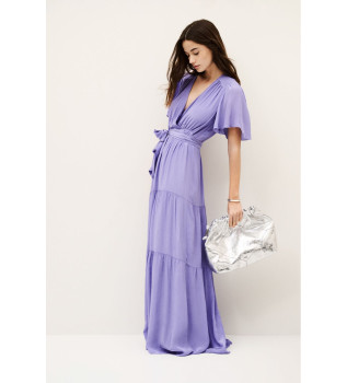 Robe longue Natalia lilas
