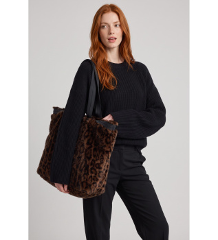 Jommie brun tote-taske