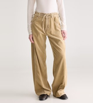Pantaloni Pearcy62 velluto a coste beige