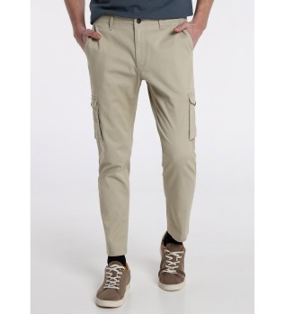 Bruine mid-case cargo broek
