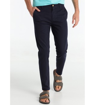 Blauwe chino broek