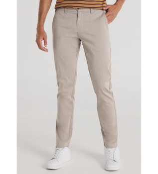Graue Slim Fit Chino-Hose