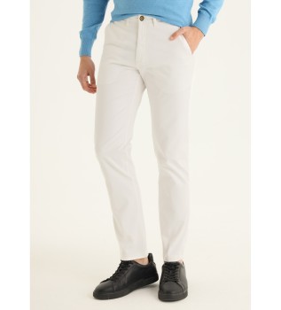 Chino Trousers Medium Box - Regular Classic style white
