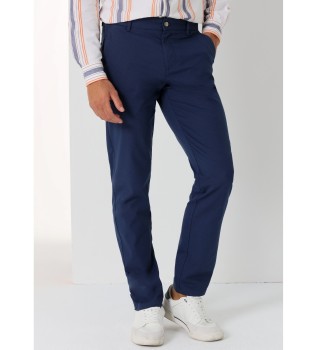 Chino Slim-Hose blau