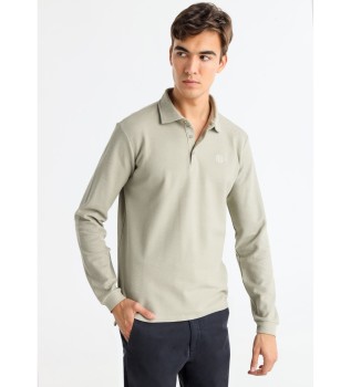 Graues Basic-Piqu-Poloshirt