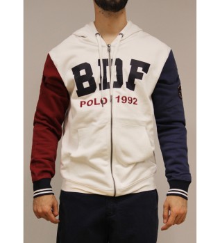 Sweatshirt Tricolor branca