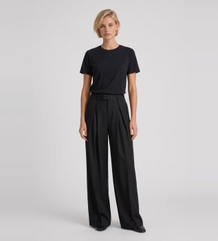 Black Pleat pants
