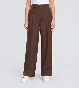 Pantalon Serena Crop marron