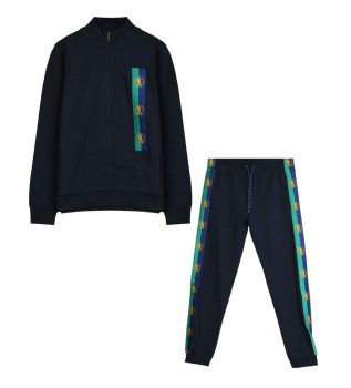 Trningsdragt med navy-logoer