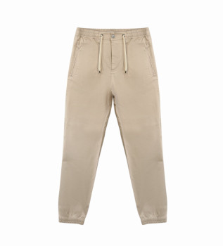 Pantalon cargo beige