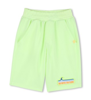 Bermudashorts i limegrøn