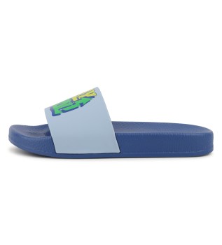 Ozeanblaue Flip Flops