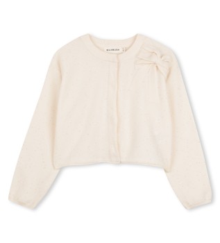 Chaqueta de punto lirio beige