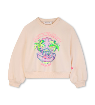 Pink terry sweatshirt