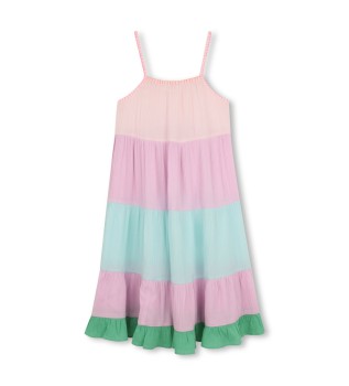 Robe bustier multicolore