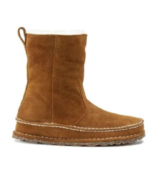 Bottes Lahti en daim marron