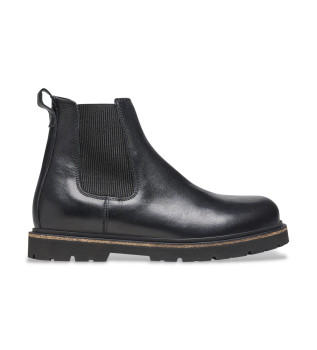 Stivaletti Highwood Slip-On in pelle nera