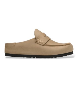 Mocassins en cuir Naples Wrapped Oiled (Coupe Étroite) marron