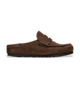 Mocasines Naples Wrapped de piel (Ajuste Estrecho) marrón