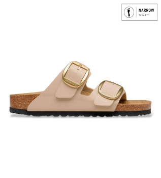 Sandálias Arizona Big Buckle Birko-Flor (Ajuste Estreito) bege