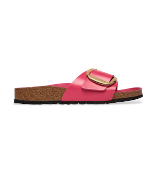 Leather Sandals Madrid Big Buckle pink
