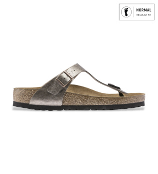 Sandali Gizeh Birko-Flor (Vestibilità Regolare) taupe