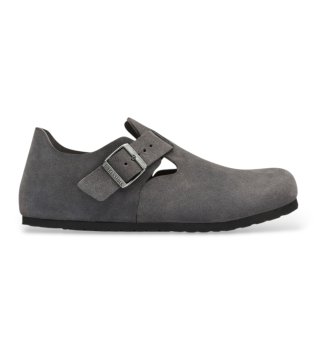 London Leather Shoes (Narrow Fit) dark gray