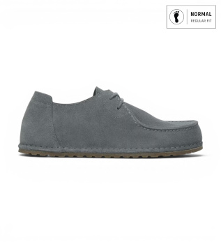Scarpe in Pelle Utti Lace (Vestibilità Regular) grigio
