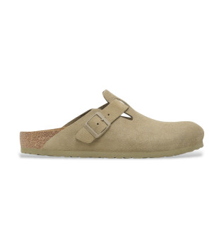 Boston Leather Clogs light brown