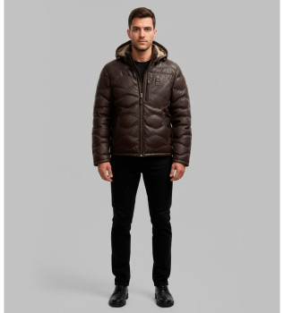 Rjav puhov plašč Drohan