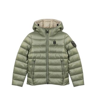 Green Carroll Striped Coat