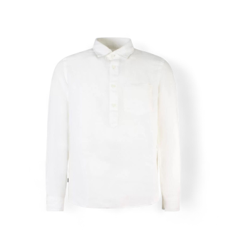 Chemise en lin blanc