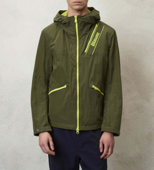 Micah Krauseffekt Jacke gr�n