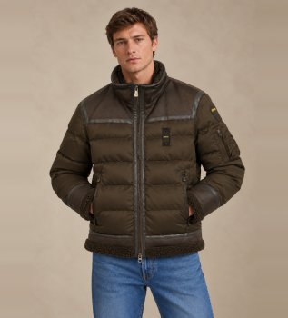 Veste matelassée Organ New vert-brun