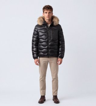 Veste matelassée Wavefur noire