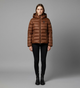 Veste Caroll brun tabac