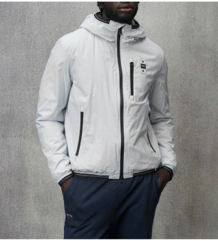 Veste avec doublure en cuir Eco Devon white