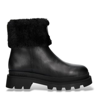 Kimmel 10 black leather ankle boots