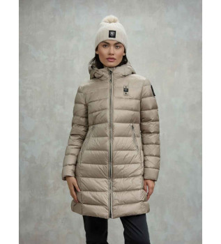 Agnes beige guldfarvet cardigan