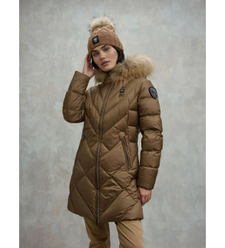 Althea beige, guldfarvet jakke