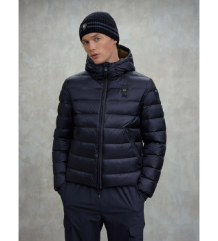 Aktonova mornariška jakna s kapuco in kapuco