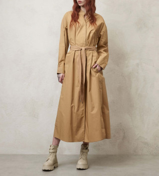 Robe  ceinture marron