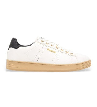 Sneakers Grant 01 in pelle bianca