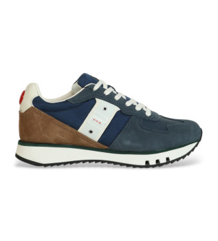 Leder Turnschuhe Tokyo01 navy