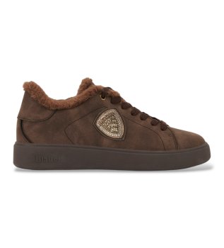 Brown leather Victory sneakers