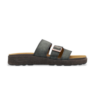 Ledersandalen 2693 schwarz